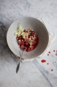 Strawberry and hazelnut crumble with elderflower | Cannelle et Vanille