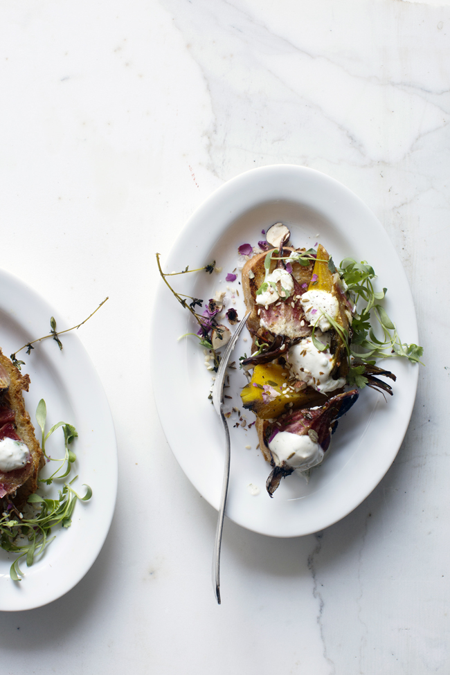 Roasted beets with yogurt and dukkah | Cannelle et Vanille